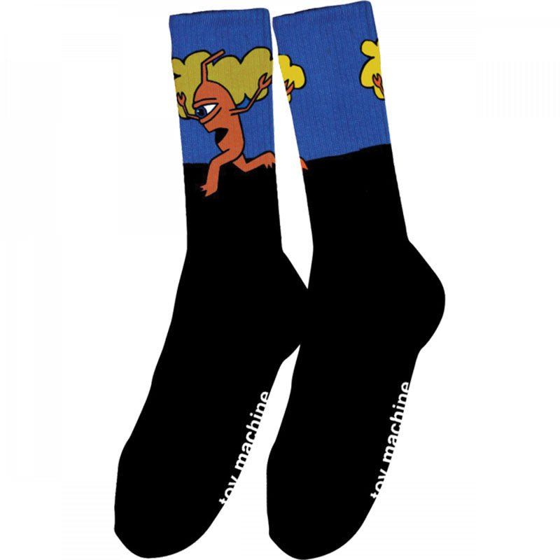 Toy Machine Early Sect Crew Socks 1pr 5150 Skate Shop