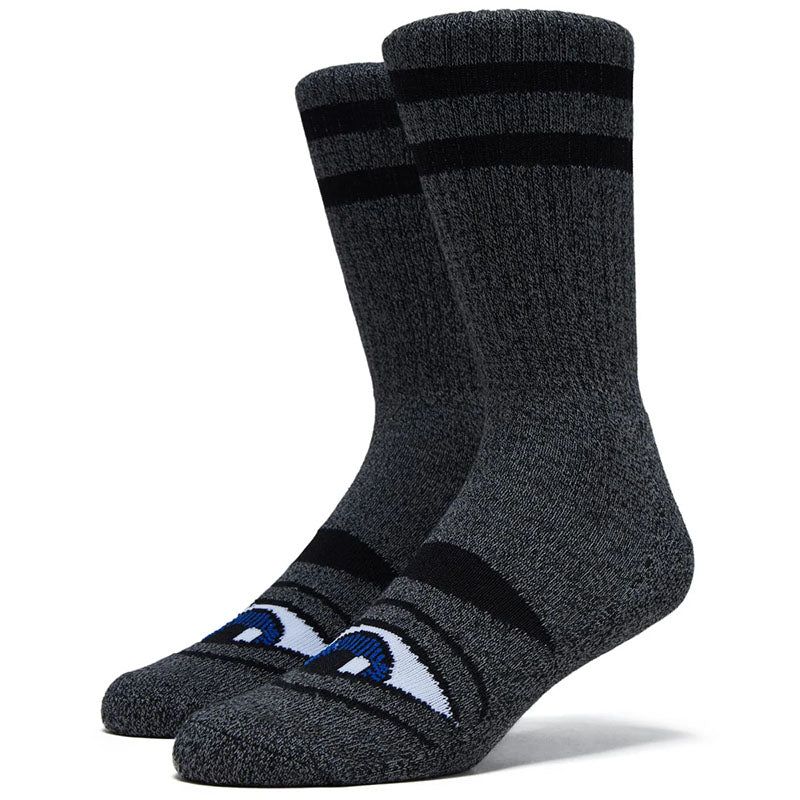 Toy Machine Heather Black Sect Eye Socks 1pr 5150 Skate Shop