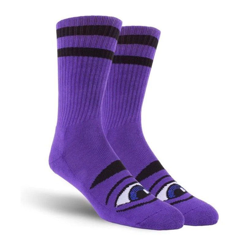 Toy Machine Sect Eye Purple Socks 1pr 5150 Skate Shop
