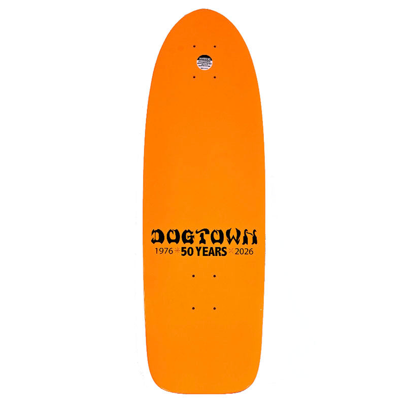 Dogtown Bob Biniak OG 70's Classic Deck 9.53" x 30.308" Natural Veneer W/Transparent Florescent Orange Fade