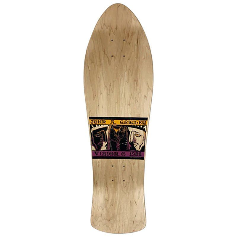 Vision 9.75" x 31" Grigley III LOVE Limited color way Shaped Skateboard Deck 5150 Skate Shop