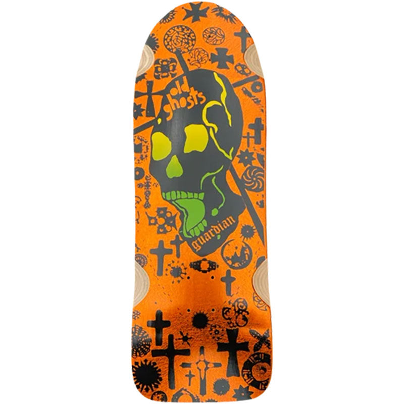 Vision 10"x 30" Old Ghost Limited Orange Scratch Foil Skateboard Deck (ON THE WAY)
