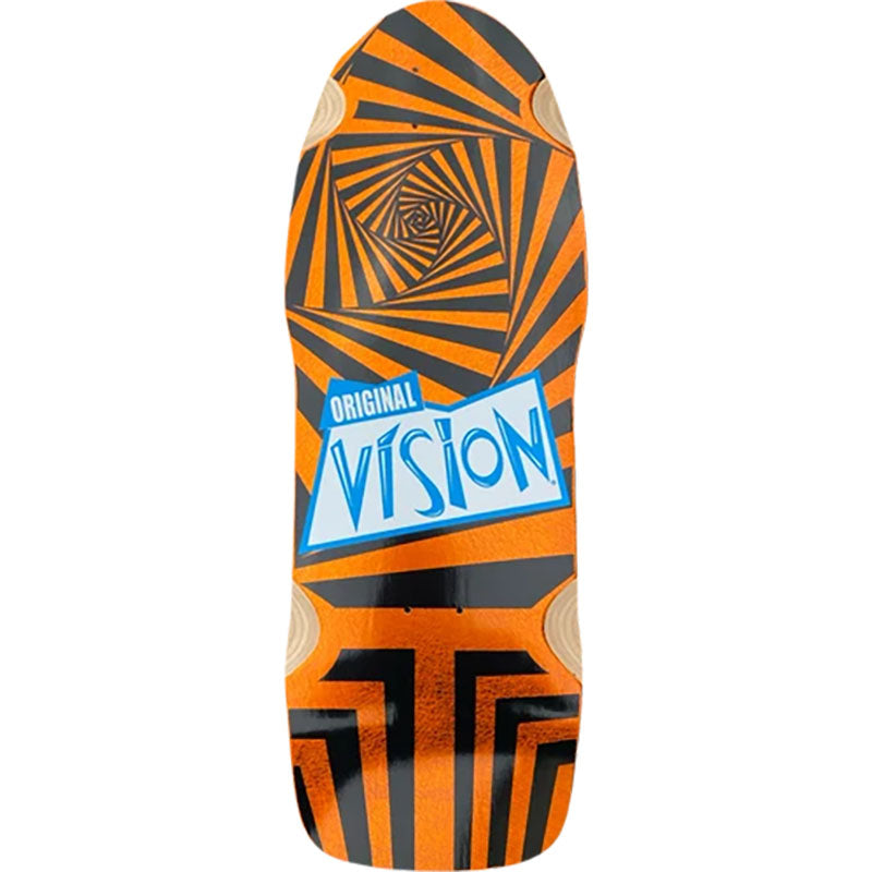 Vision 10"x 30" Original Limited Orange Scratch Foil Color Way Skateboard Deck (ON THE WAY)