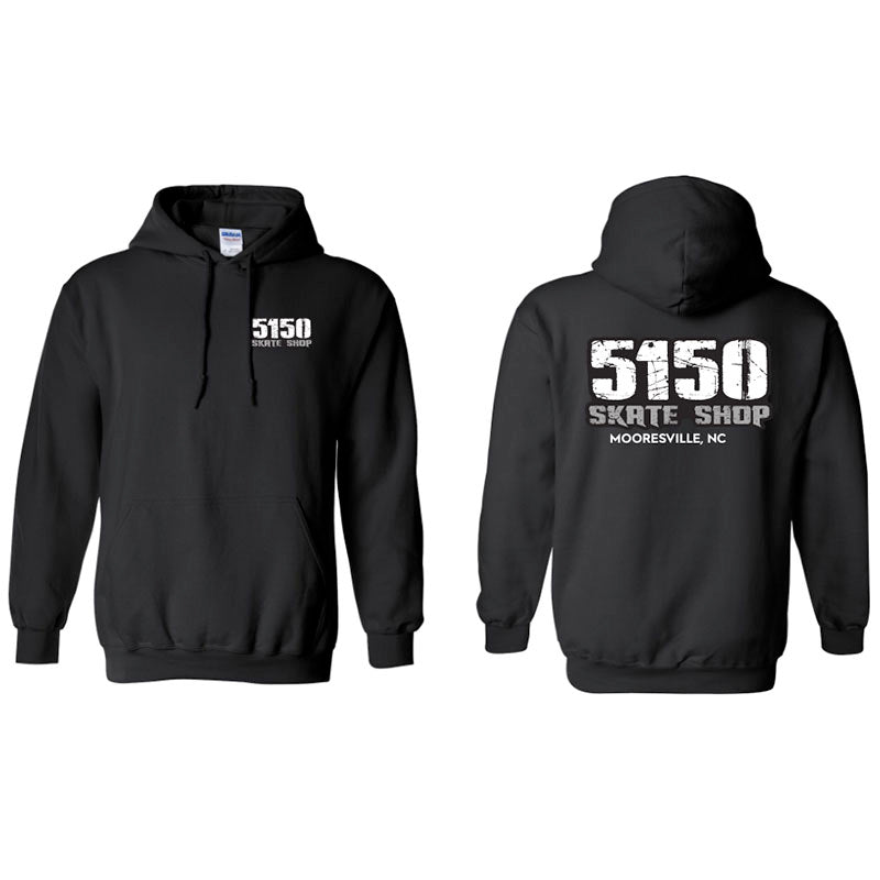 5150 Skate Shop Black Youth Hoodies-5150 Skate Shop