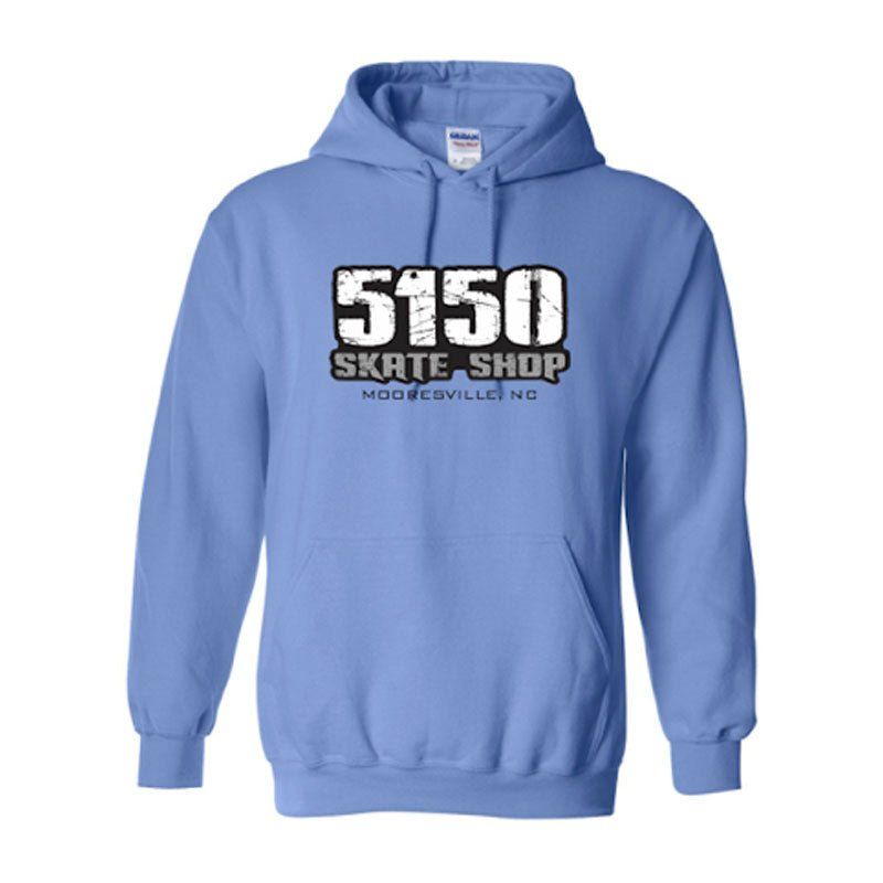 5150 Skate Shop Carolina Blue Hoodies 5150 Skate Shop