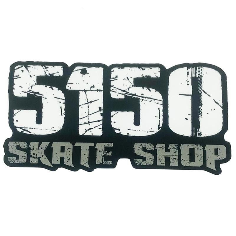 5150 Skate Shop OG Sticker 8” x 4" Large 5150 Skate Shop