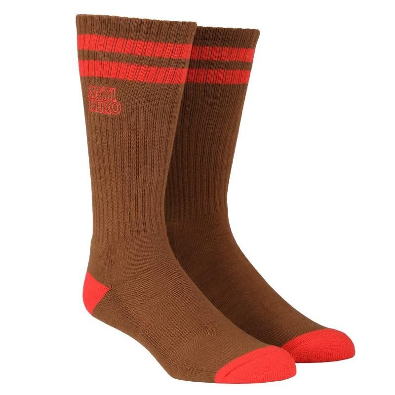 Anti-Hero Skateboard Brown Socks 1pr 5150 Skate Shop