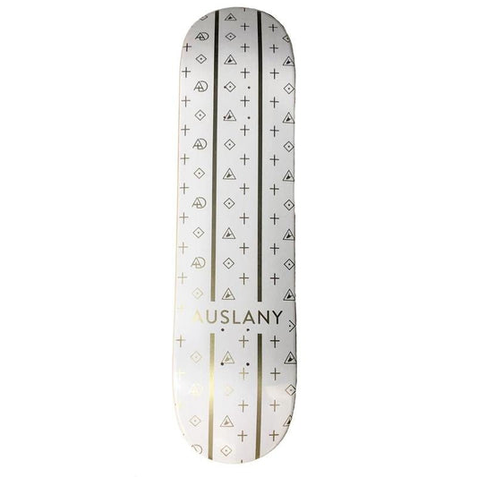 Auslany 8.5" Auslany x AD White Skateboard Deck-5150 Skate Shop
