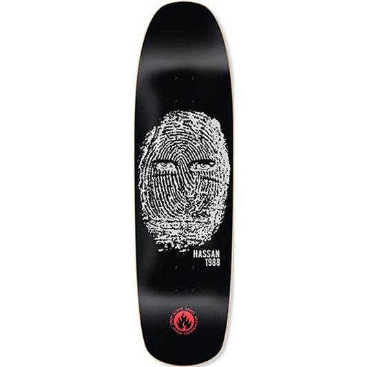Black Label 8.88" Omar Hassan Thumbprint Shaped Skateboard Deck-5150 Skate Shop