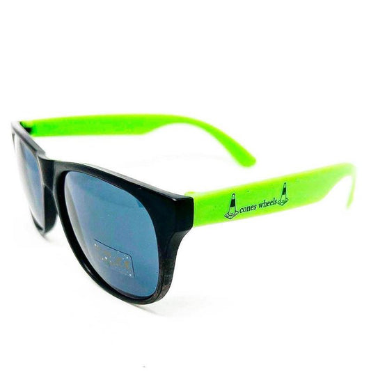 Cones Wheels Neon Green Sunglasses-5150 Skate Shop