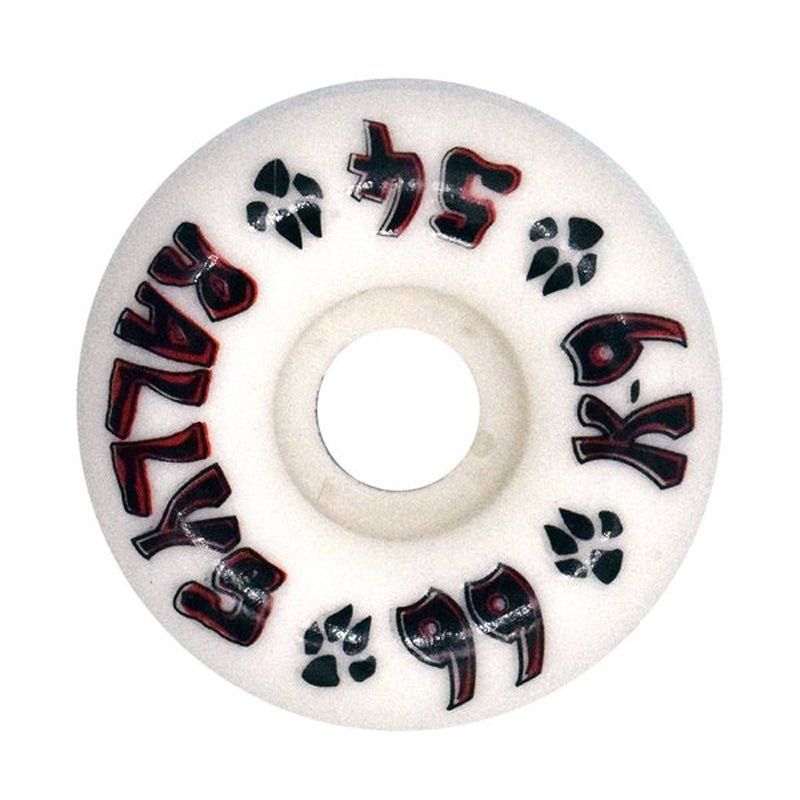 Dogtown 54mm x 99a K-9 Rallys White Skateboard Wheels 4pk 5150 Skate Shop