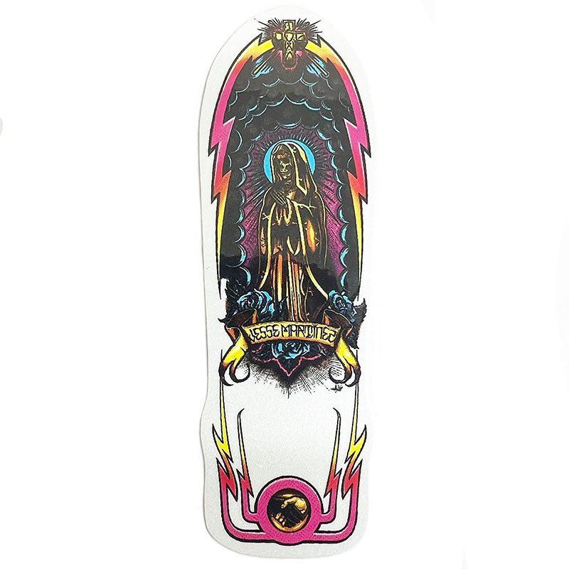 Dogtown Skateboards Jesse Martinez 'Guadalupe Handshake' Sticker 5" White 5150 Skate Shop