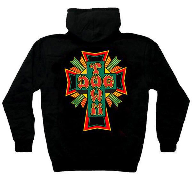 Dogtown Zip Up Sweatshirt Cross Logo Rasta Hoodies 5150 Skate Shop