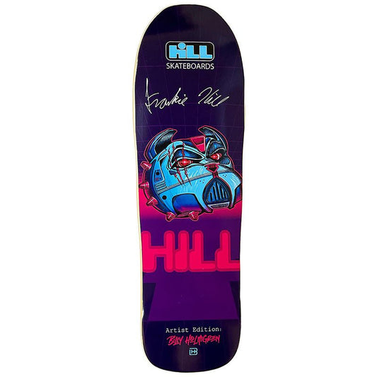 Frankie Hill Cyborg Bulldog Signed Skateboard Deck-5150 Skate Shop