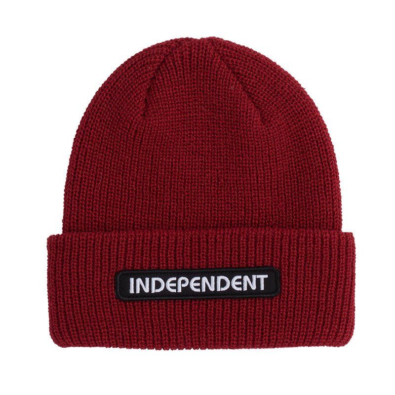 Independent Trucks B/C Groundwork Beanie Long Shoreman Red Beanie 5150 Skate Shop