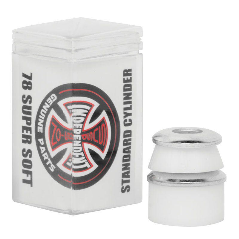Independent Trucks Cylinder (78a) Super Soft White w/washers Skateboard Bushings 5150 Skate Shop
