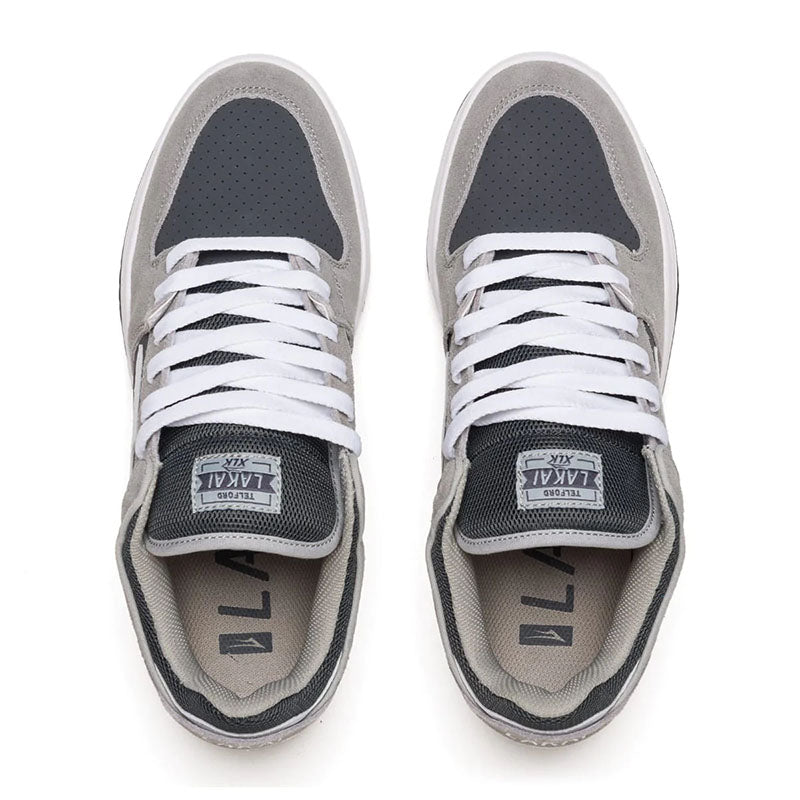 Lakai Limited Footwear Telford Low LIGHT GREY SUEDE Shoes-5150 Skate Shop