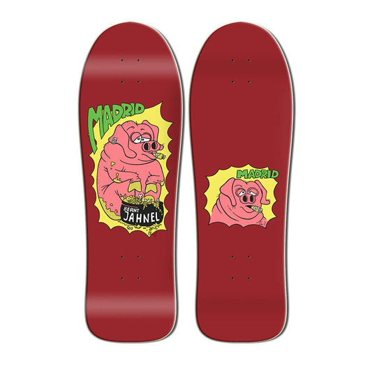 Madrid 10.125" x 31.5" Bernt Jahnel Pig (#17 of 50) Reissue Skateboard Deck-5150 Skate Shop