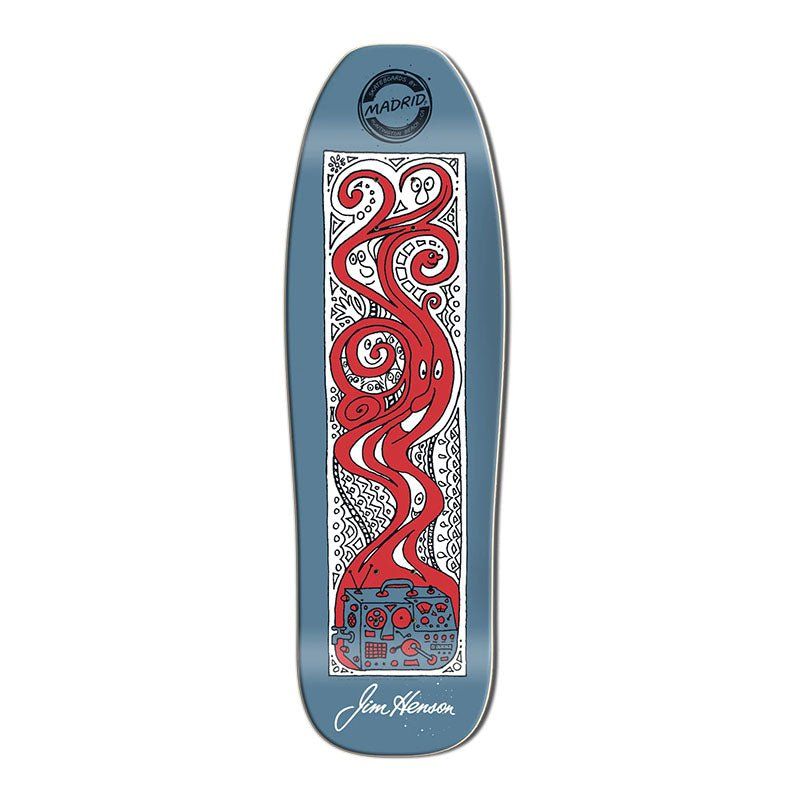 Madrid 9.5" x 31" Limited Edition Doodle Squig Pool Skateboard Deck 5150 Skate Shop