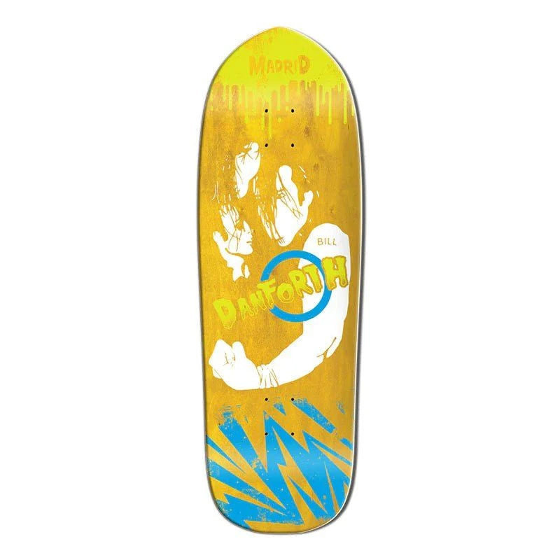 Madrid MAD CLUB DANFORTH Yellow Stain (#4 0f 12} Skateboard Deck 5150 Skate Shop