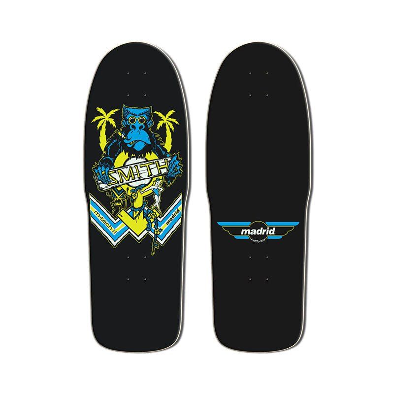 Madrid Retro Glow In The Dark Series Mike Smith (Signed) Skateboard Deck 5150 Skate Shop