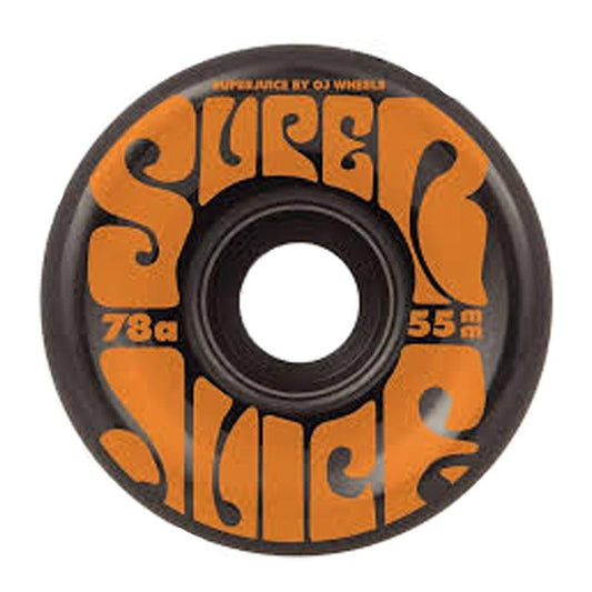 OJ 55mm 78a Mini Super Juice Black Skateboard Wheels 4pk-5150 Skate Shop