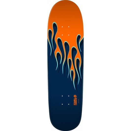 Powell Peralta 9.33” x 33.25" Nitro Hot Rod Flames Orange/Blue Skateboard Deck-5150 Skate Shop