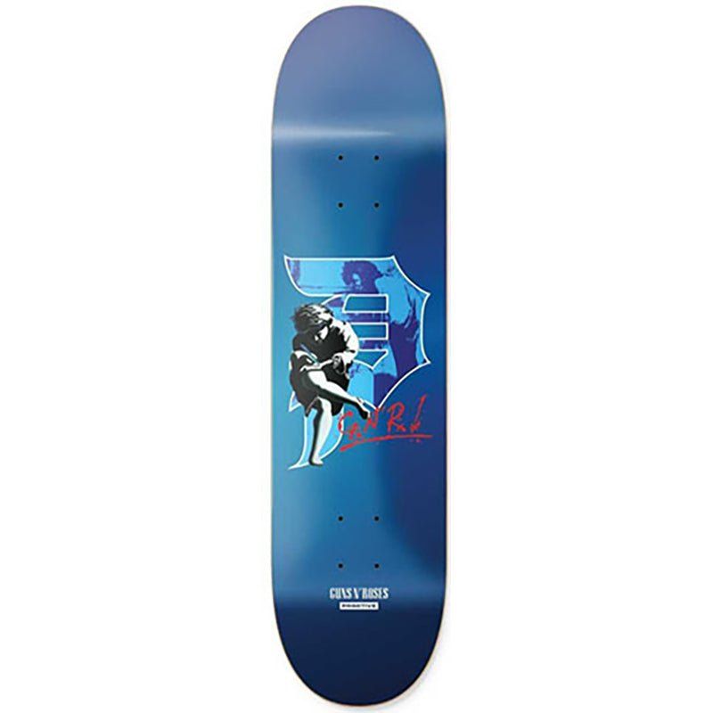 Primitive x Guns N' Roses 8" x 31.75" Illusion Blue Skateboard Deck 5150 Skate Shop