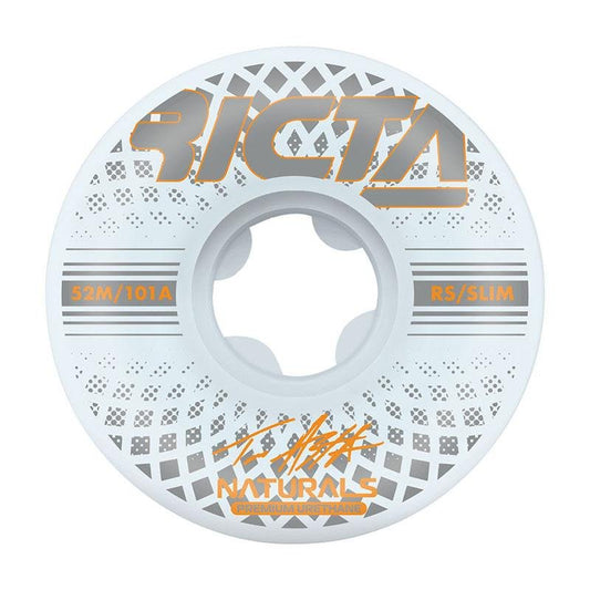 Ricta 52mm 101a Asta Reflective Naturals Slim Skateboard Wheels 4pk-5150 Skate Shop