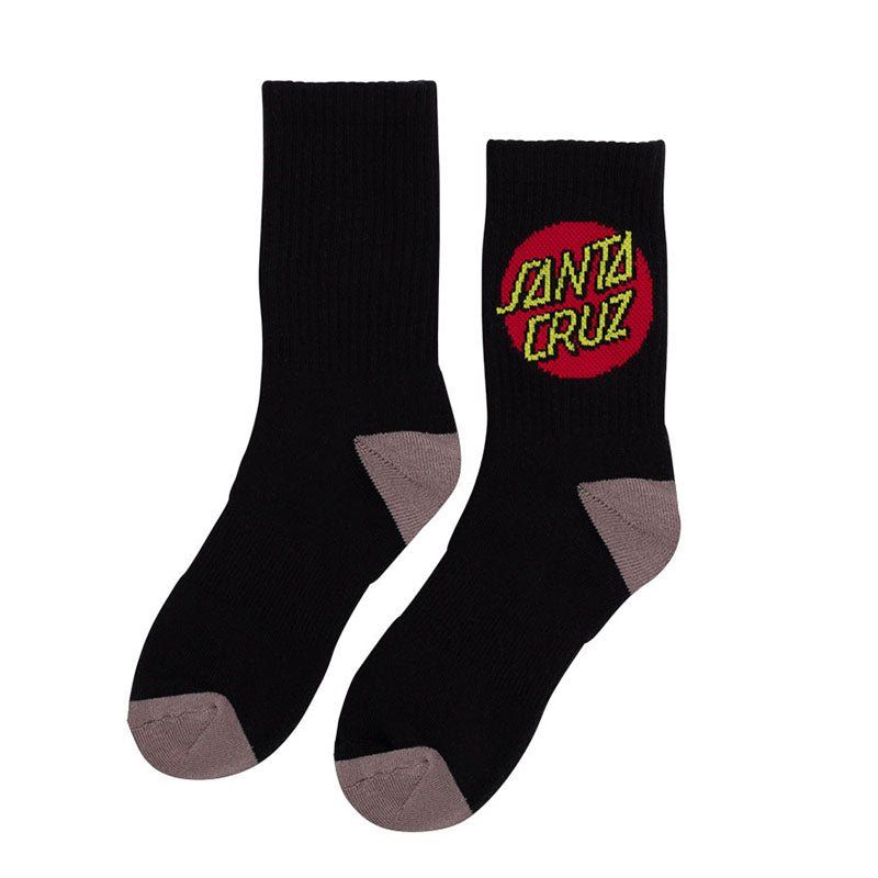 Santa Cruz Skateboards Black Youth Socks 4pr 5150 Skate Shop