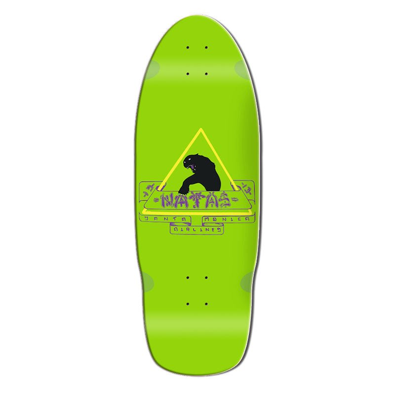 Santa Monica Airlines 10" x 29" Green Dip Natas (SMA) Skateboard Deck-5150 Skate Shop