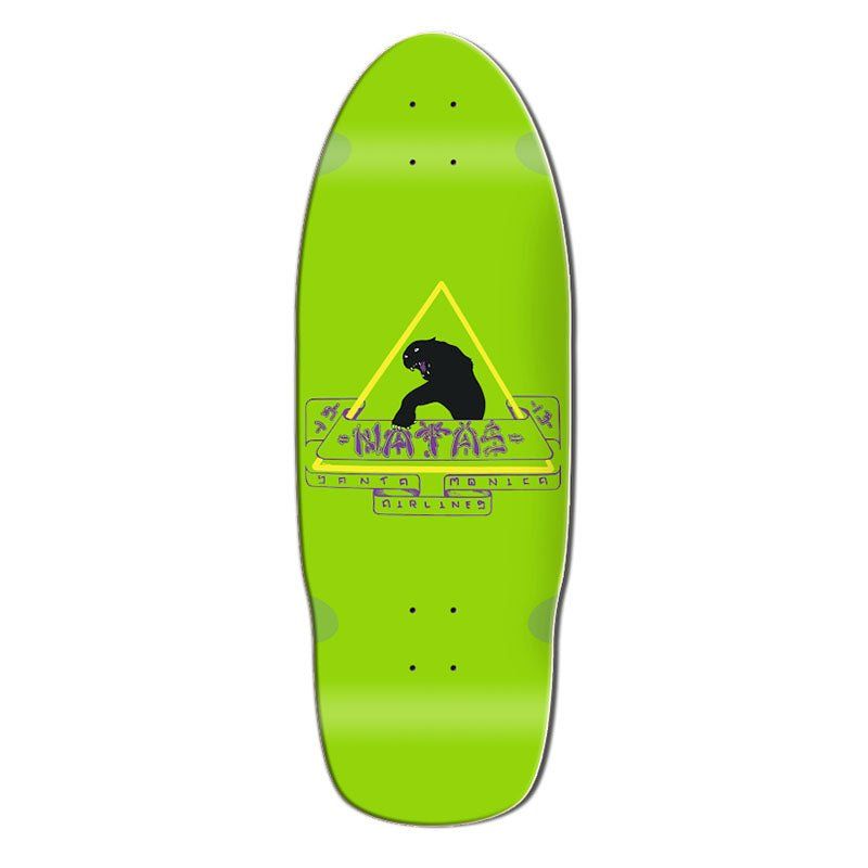 Santa Monica Airlines 10" x 29" Green Dip Natas (SMA) Skateboard Deck 5150 Skate Shop