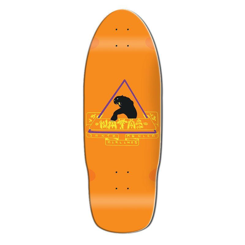 Santa Monica Airlines 10" x 29" Orange Dip Natas (SMA) Skateboard Deck 5150 Skate Shop