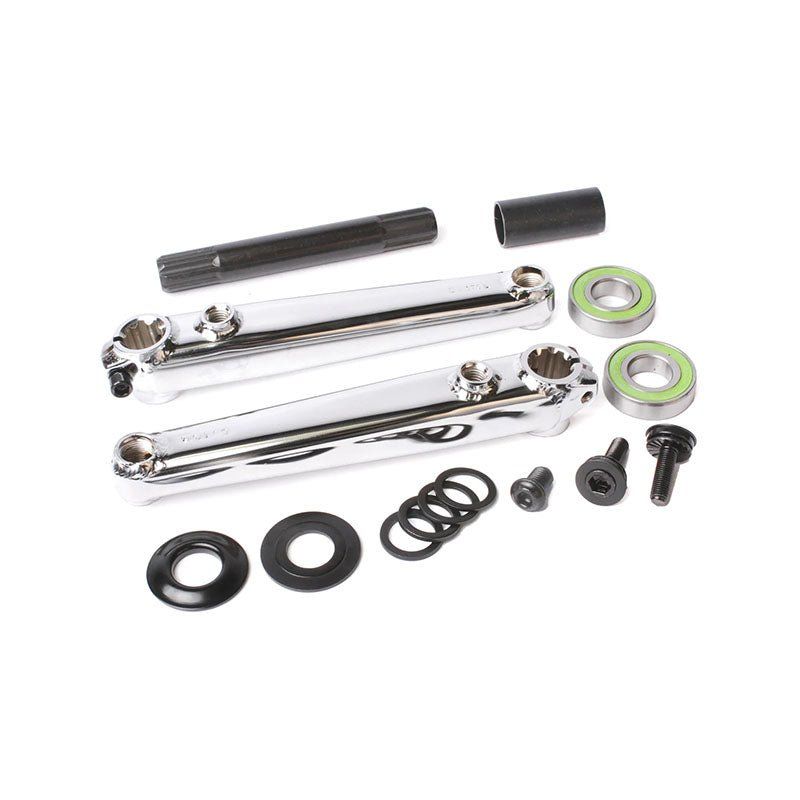 Sunday Saker v2 Cranks (Chrome w/Mid BB) - 170mm Chrome 5150 Skate Shop