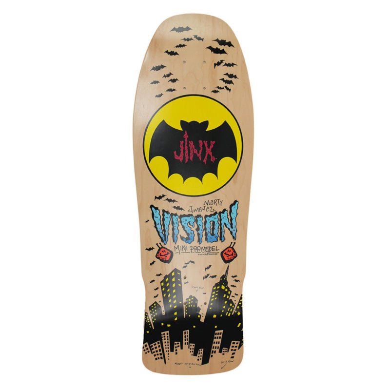 Vision 10"x 30.25" Jinx Mini Pro Model Modern Concave NATURAL Skateboard Deck 5150 Skate Shop