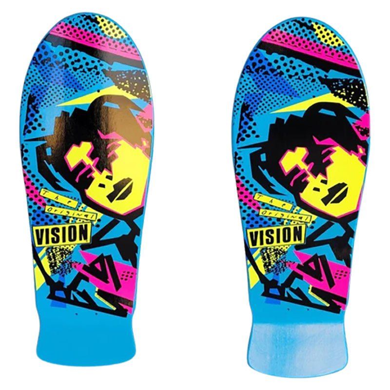 Vision 10" x 30" "Double Take" MG with Krystal Clear Grip Skateboard Deck 5150 Skate Shop