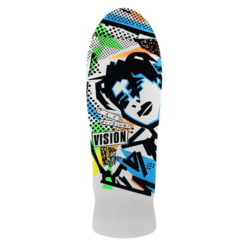 Vision 10" x 30" Original MG (WHITE DIP) Skateboard Deck 5150 Skate Shop