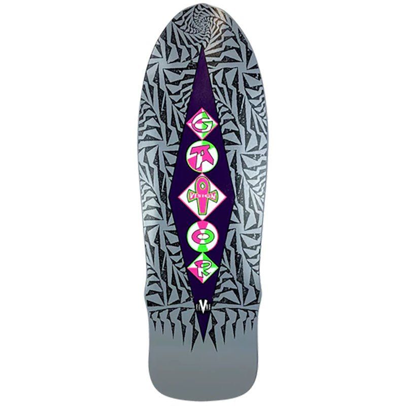 Vision 10" x 31" (GREY DIP) Gator Ramp Skateboard Deck 5150 Skate Shop