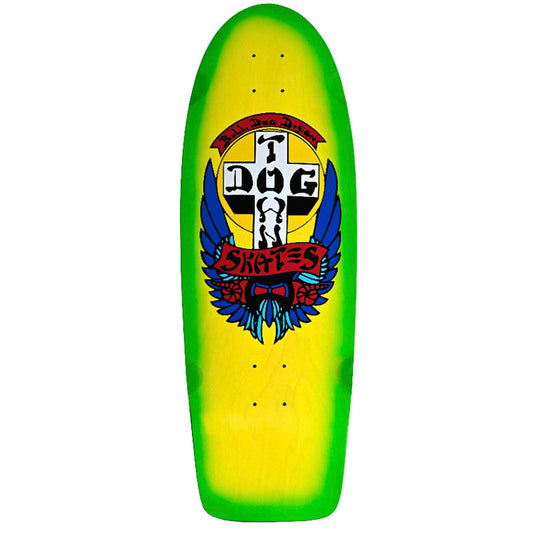 Dogtown Bull Dog OG 70s Classic Deck 10" x 29.622" Fluorescent Yellow/Green Flake