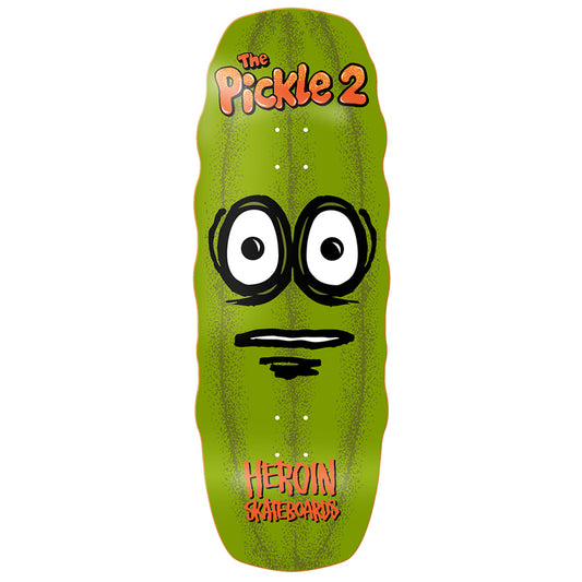 Heroin 11.125" THE PICKLE 2 Shaped Skateboard Deck
