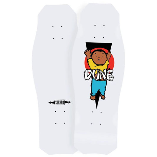 STEREO DUNE X HOSOI HAMMERHEAD SHAPED DECK 9.50 X 31.00 (HAND SCREEENED)