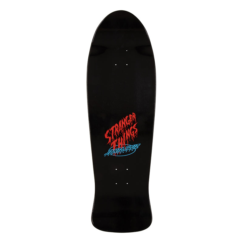 Santa Cruz 10.1" x 31.13" Stranger Things Meek Slasher Eddie Singed Skateboard Deck