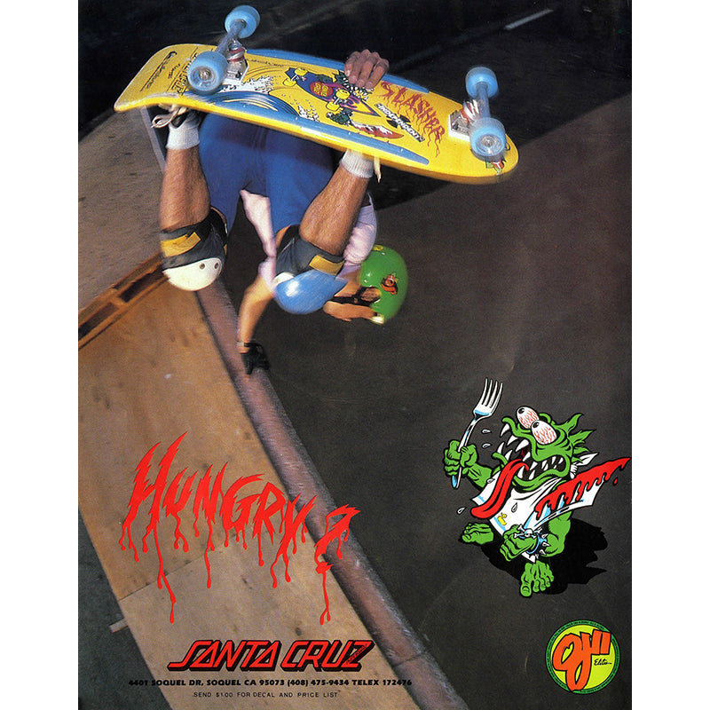 Santa Cruz Meek OG Slasher 10.1" x 31.13"  Reissue Cruzer Skateboard
