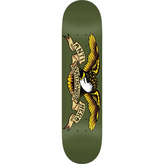 Anti-Hero 8.38" x 32.25" CLASSIC EAGLE GREEN Skateboard Deck