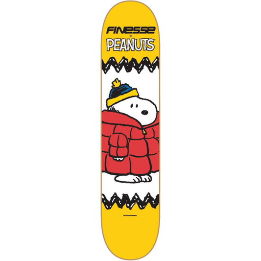 Finesse 8.25" PEANUTS SNOOPY BUBBLE JACKET Skateboard Deck