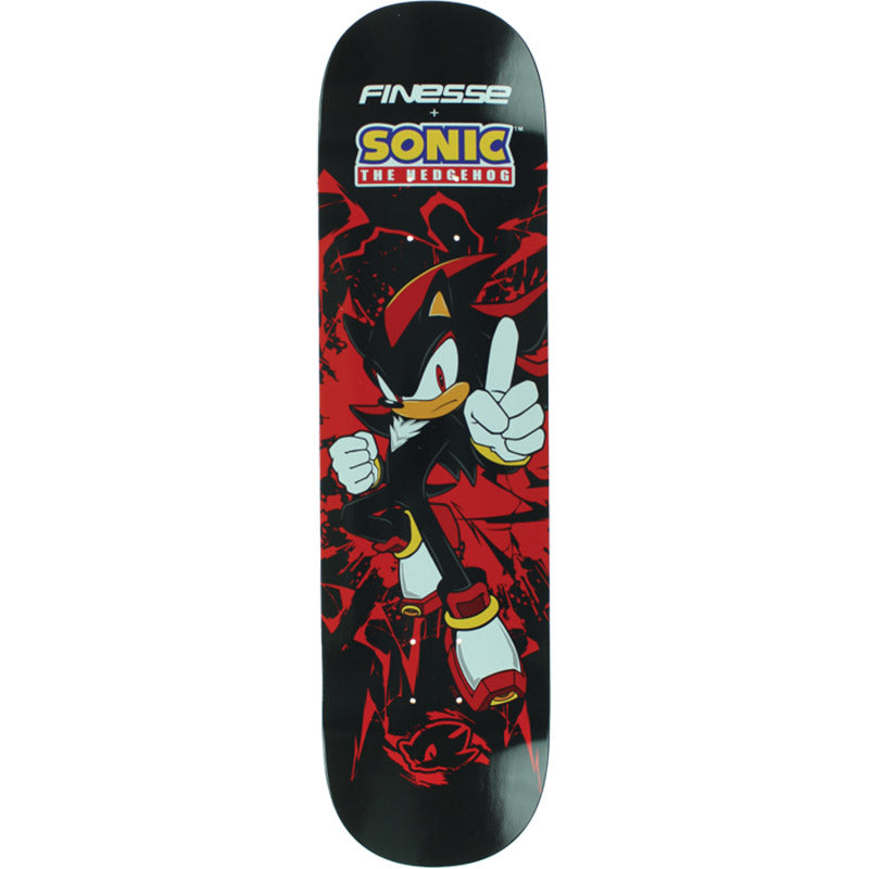 Finesse 8.25" SEGA SONIC DARK SHADOW Skateboard Deck