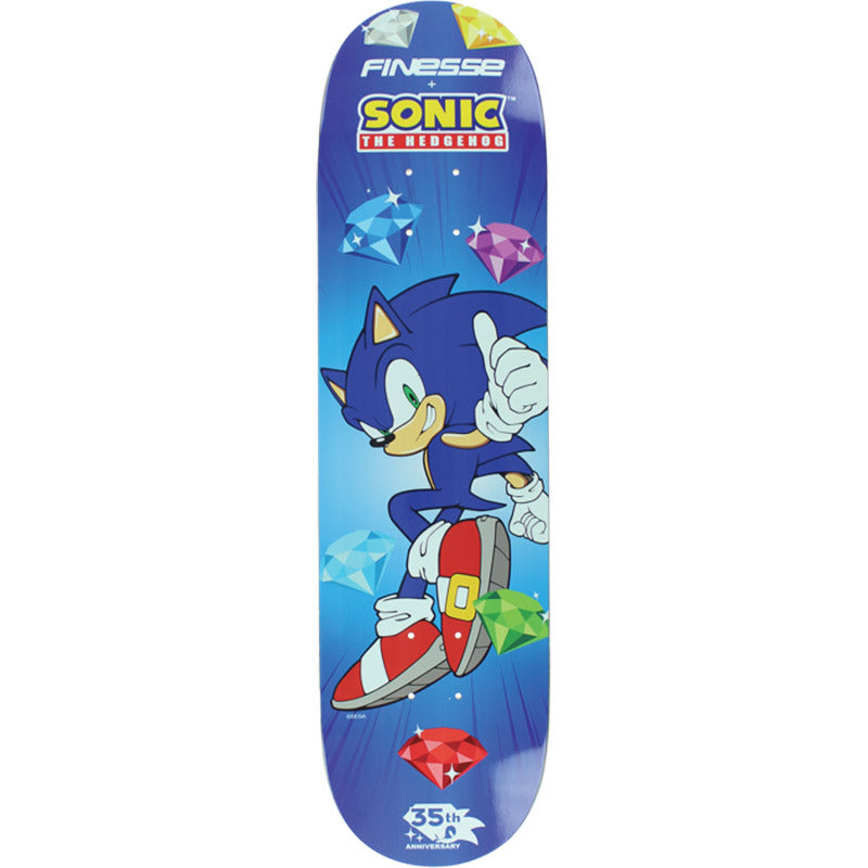 Finesse 8.12" SEGA SONIC 35TH Skateboard Deck