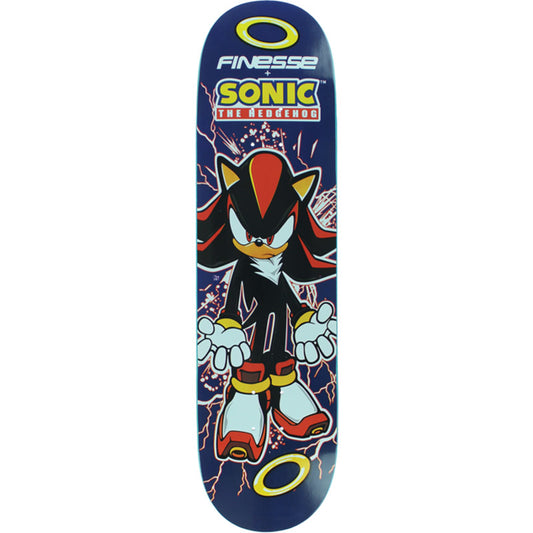 Finesse 8.25" SEGA SONIC SHADOW SUPERSONIC NAVY Skateboard Deck