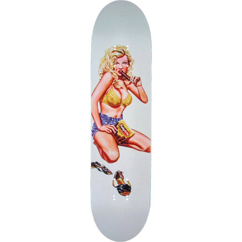 World Industries 7.7" Campbell Fudgesicle White EX7 Skateboard Deck