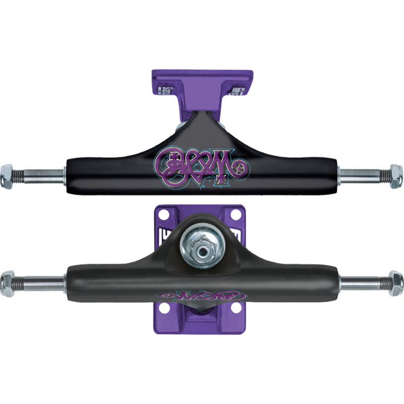 Slappy ST1 Classic Hollow BAM MARGERA Black/Purple Skateboard Trucks 2pk